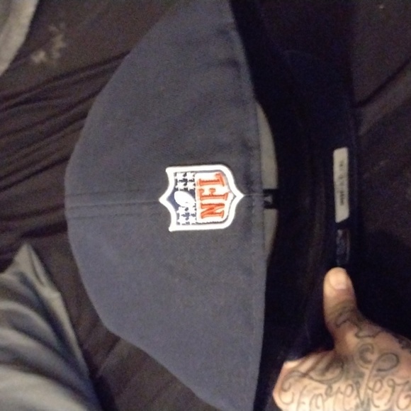 Chicago Bears 7¾ NFL Navy Blue fitted hat.🆕 All Tags&Stickers attached.NWT - Picture 5 of 9